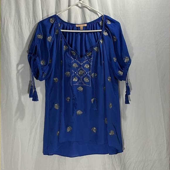 Medium tassel front and sleeves blue - Picture 3 of 3